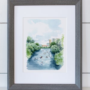 Town Lake Fine Art Print