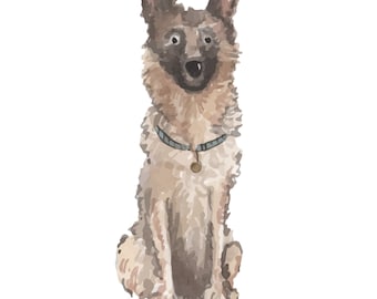 13x18 Deutscher Schäferhund Print