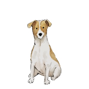 5x7 Jack Russell Terrier Print
