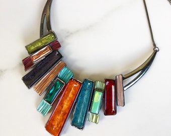 Salircon Boho Multicolor intrecciato a mano perline perline fiore girocollo tendenza Y2K imazione collana collare di perle gioielli da festa per donna  36