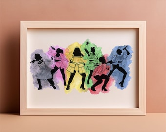 Six the Musical Print | INSTANT DIGITAL DOWNLOAD