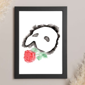 Phantom Of The Opera Musical Theatre Poster Print | INSTANT DIGITAL DOWNLOAD