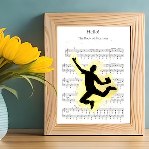 Book of Mormon Musical Theatre Poster Print | INSTANT DIGITAL DOWNLOAD
