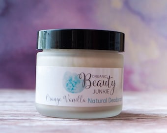 Orange Vanilla Deodorant, Self Care Gift, Self Care Gift for Mom