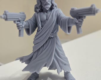 Uzi Jesus from Dungeon Crawler Carl 3D Printed