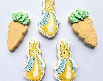 Beatrix Potter Peter Rabbit Decorated Sugar Cookies