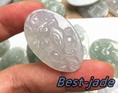 1Pairs lovers Hand craved Grade A Jade Jadeite man Kylin pendant necklace dragon Anhänger PIXIU Dragon Gemstone Green jade Ice jadeit lover