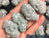 1Pairs lovers Hand craved Grade A Jade Jadeite man men 39 s pendant necklace dragon Anhänger PIXIU Feicui Kylin dragon Green jade Ice jadeit