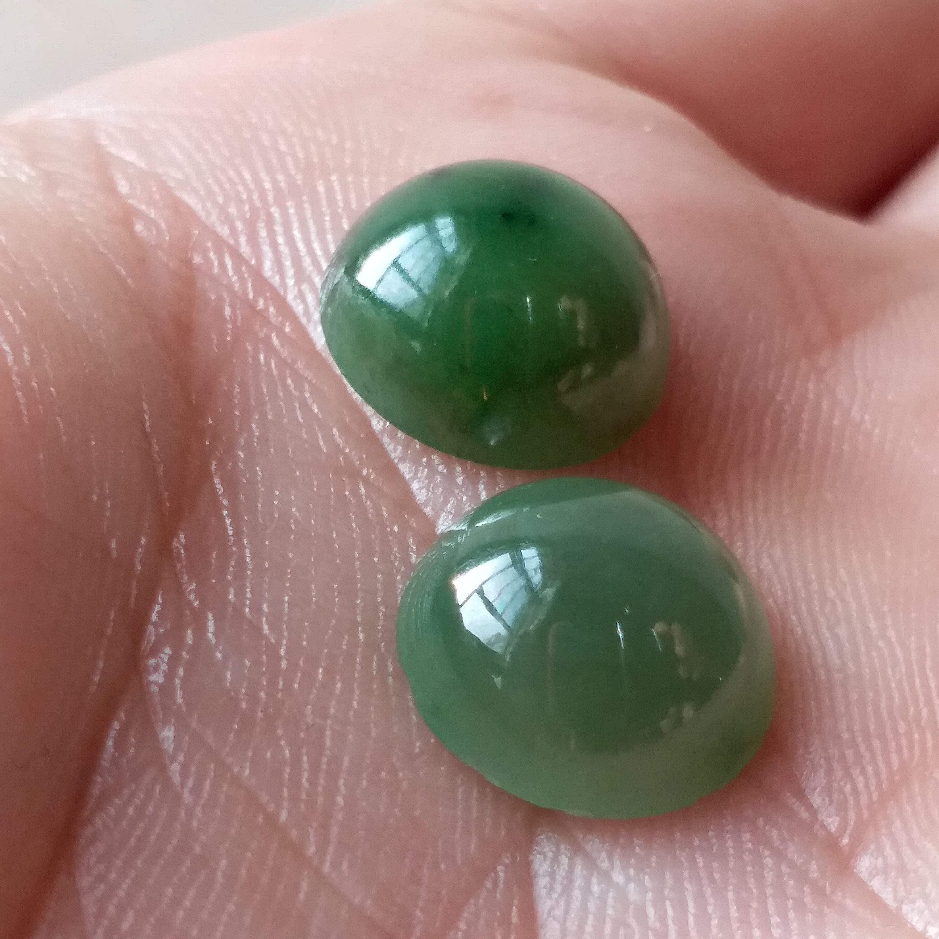 10pcs New 100% Natural Jade/Jadeite DIY 12mm Bless Lucky Carved Beads Pendant