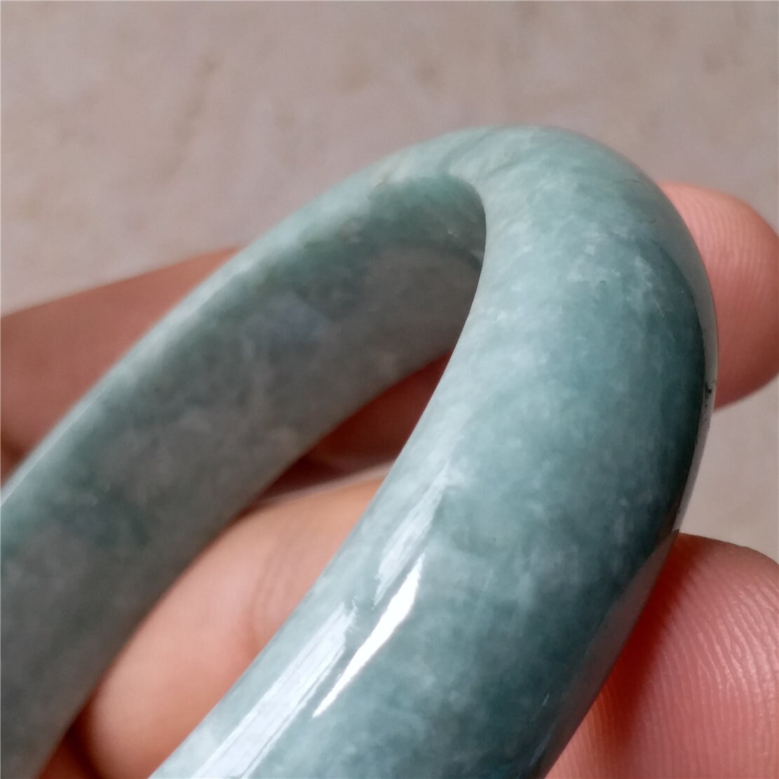 55.3mm Light Green Grade A Jade Natural Jade Hand Carved Etsy