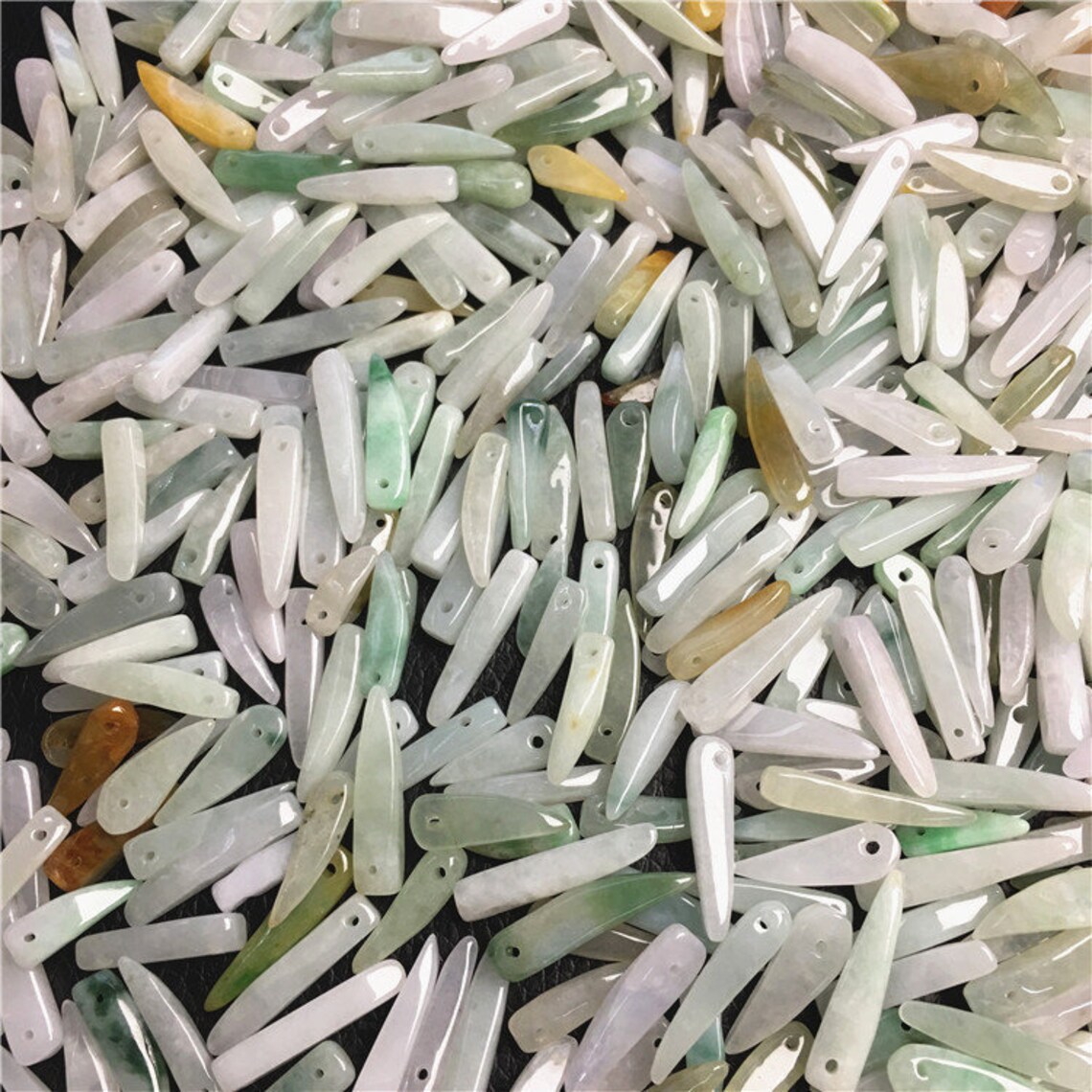 100PCS 516mm Grade A Jade Chili Pepper Shape A Stone ICY Jade Etsy