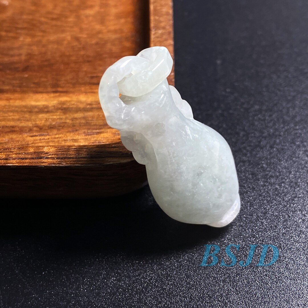 Flower Vase Feicui Pendant Natural Grade A Jade Green Jade ICE Jadeite ...