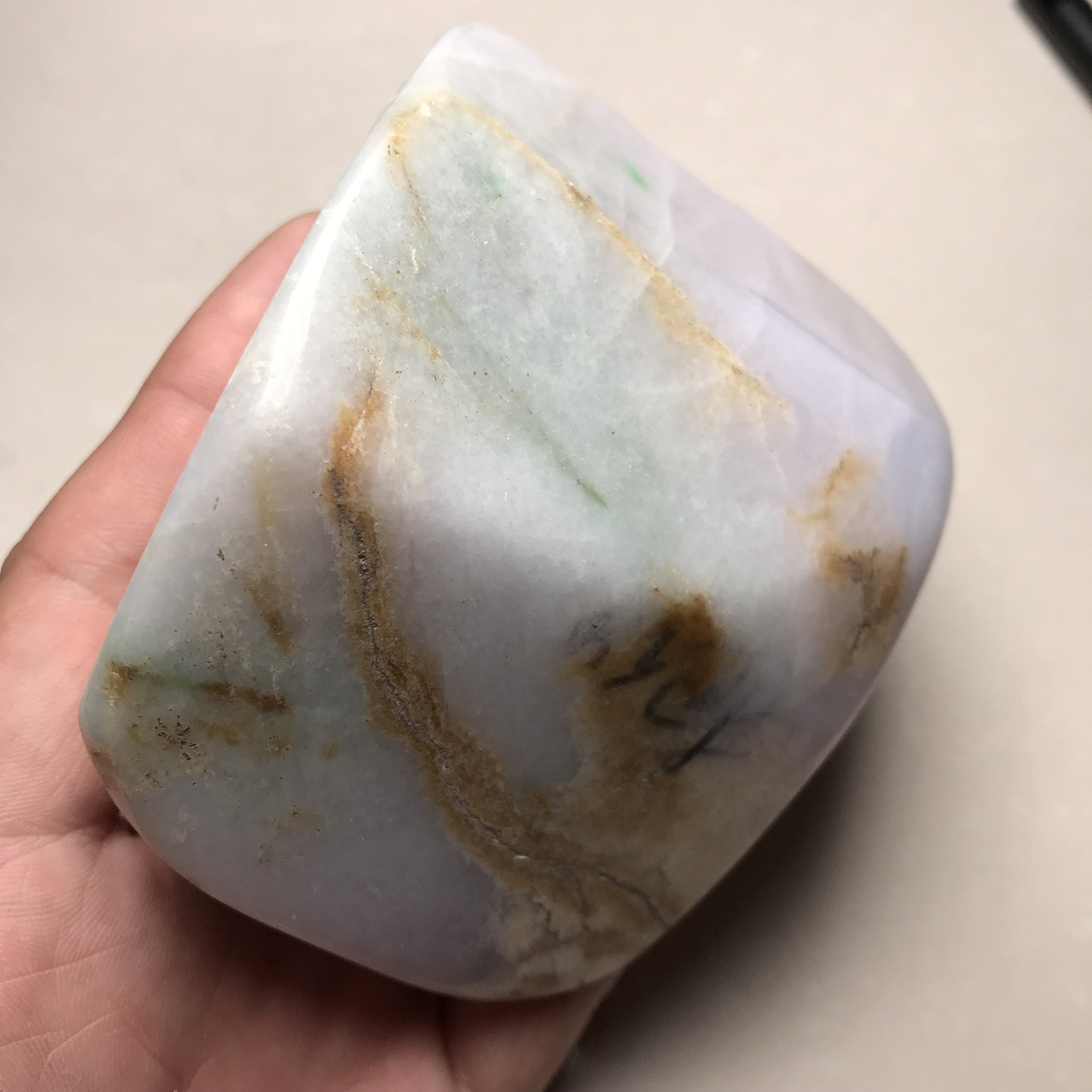 503g Natural Ice Jadeite Raw stone Burmese Grade A jade Etsy