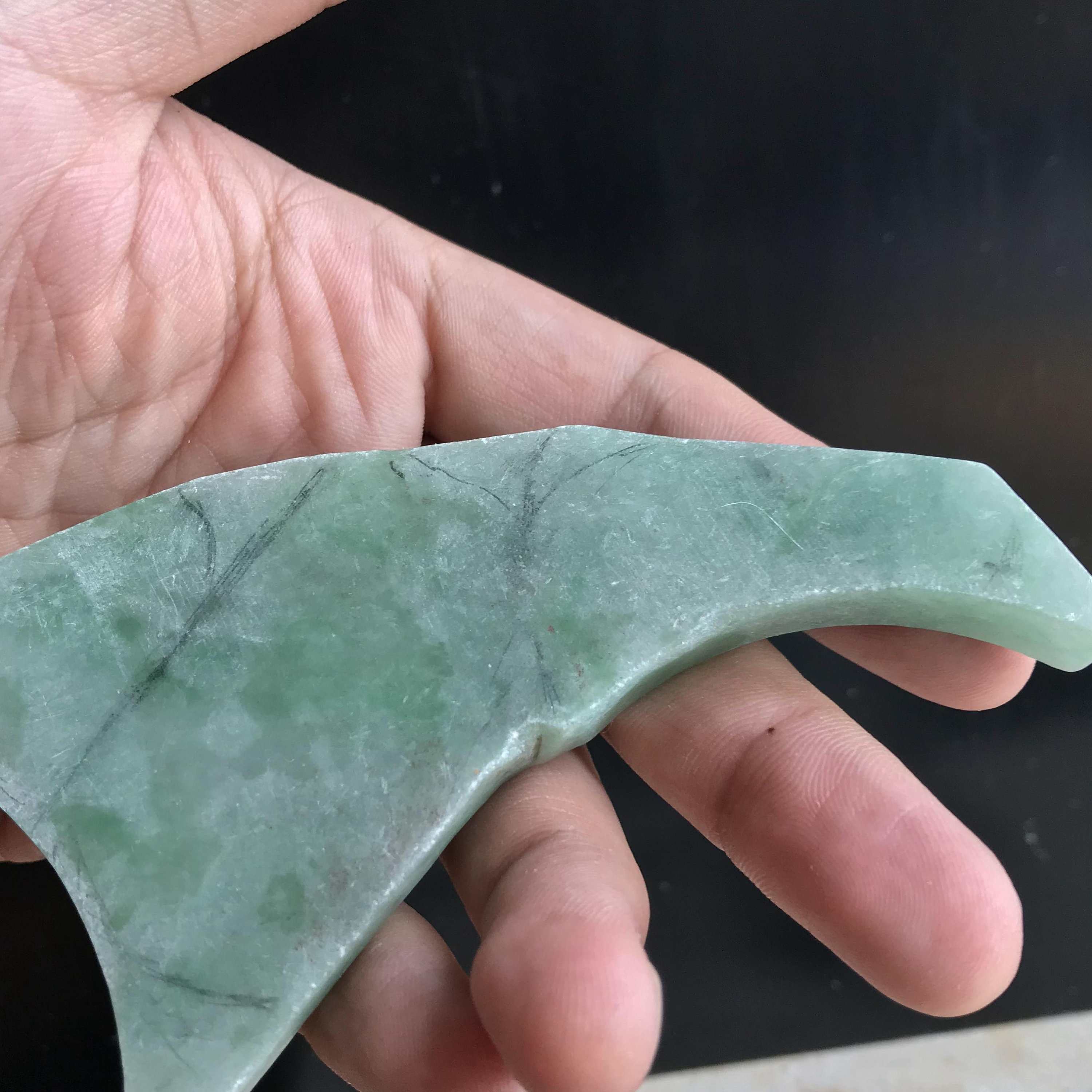 159.4g Natural Jadeite Green Raw stone Burmese Grade A jade Etsy