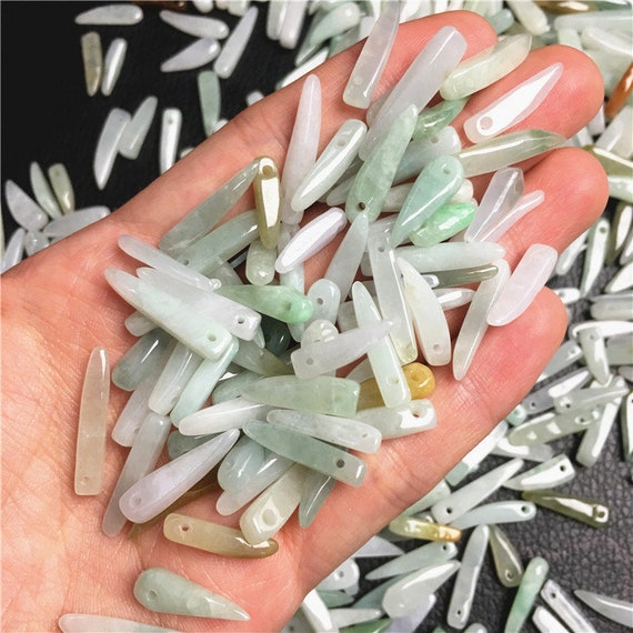 100PCS 516mm Grade A Jade Chili Pepper Shape A Stone ICY Jade Etsy