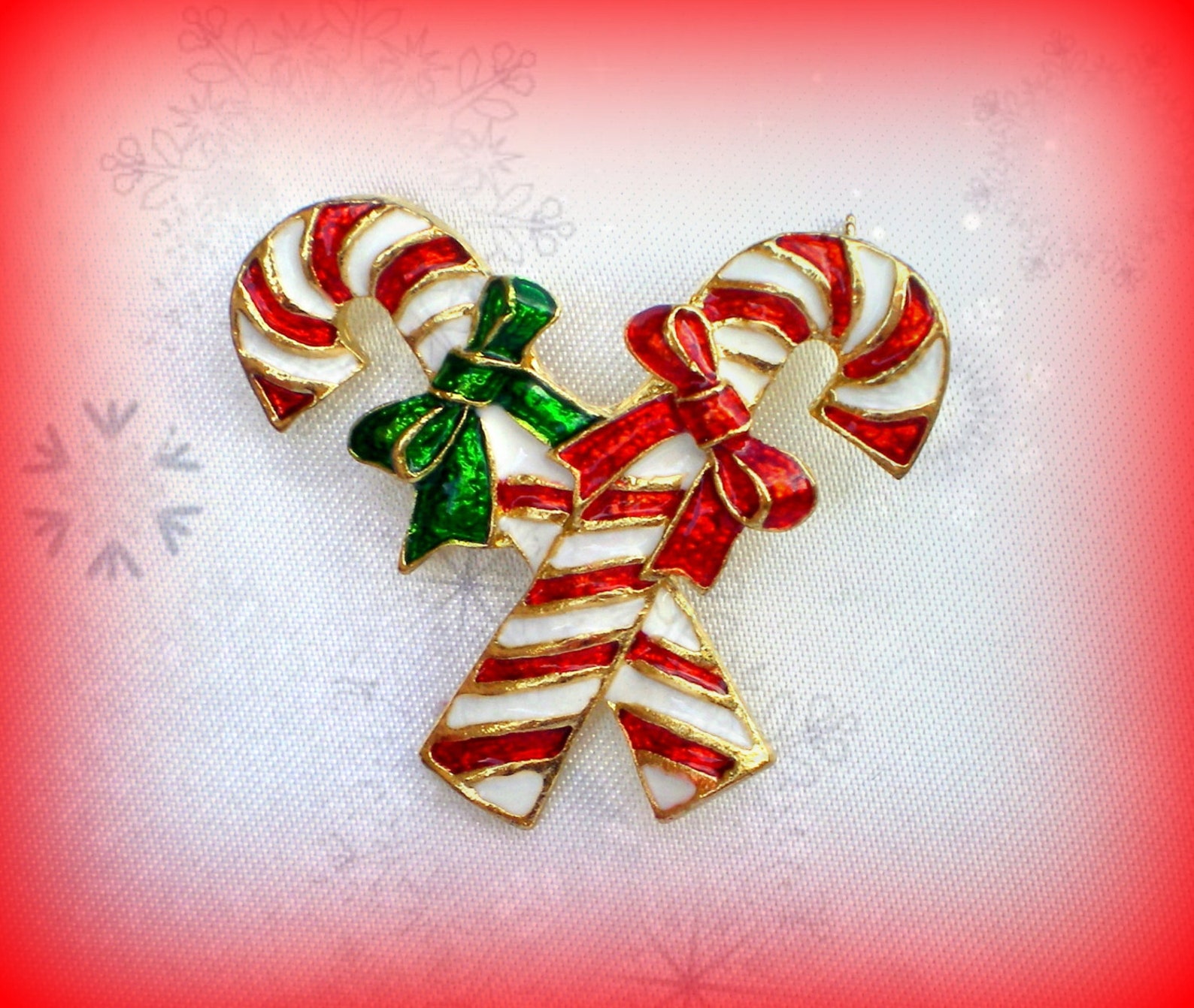50 SALE Candy Cane Pin..Candy Cane Brooch..Christmas Etsy