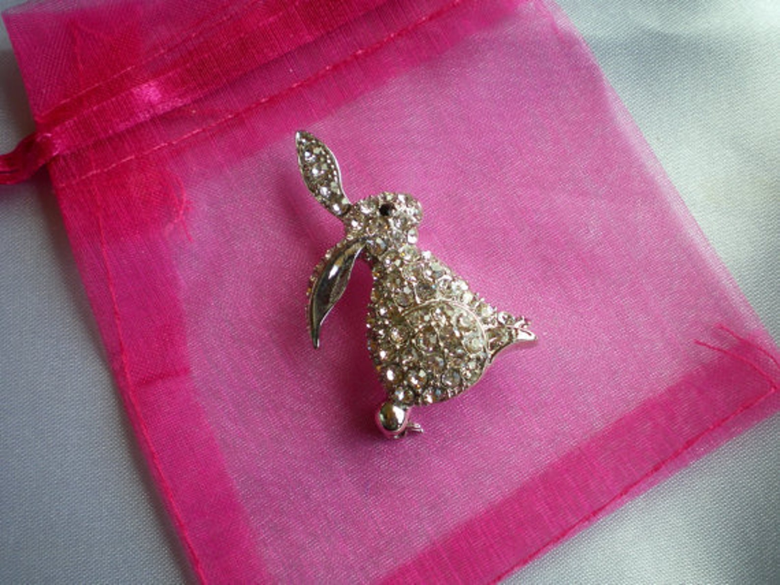 50 SALE Rabbit Pin..Bunny Pin..Rabbit Brooch..Bunny Etsy