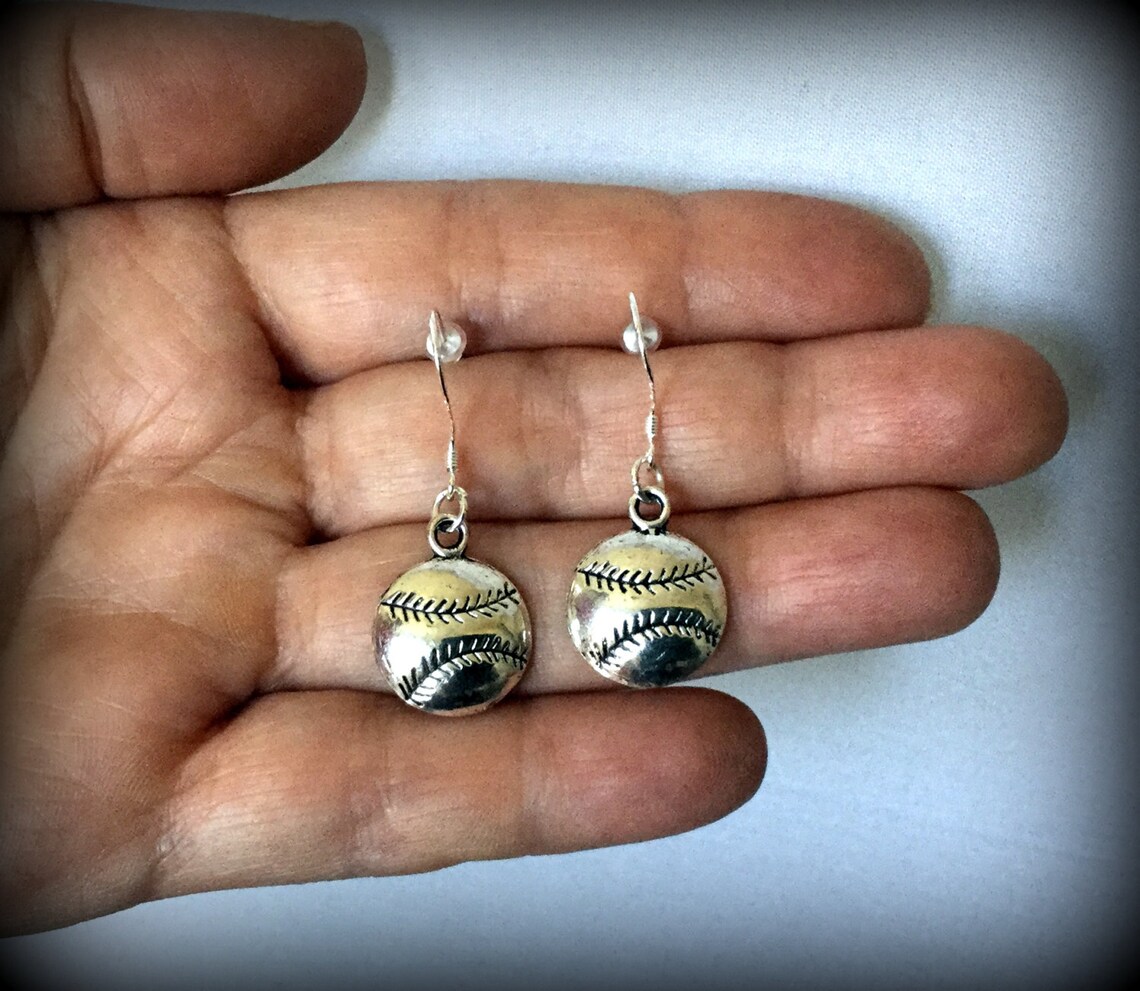 50 SALE Baseball Earrings..Softball Earrings..Baseball Mom Etsy