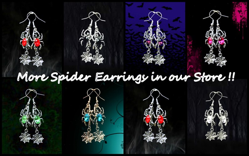 50/% SALE Halloween Jewelry Set For Women..Halloween Necklace and Earrings Set..Womens Halloween Costume Adults..Earring Set..Necklace Set