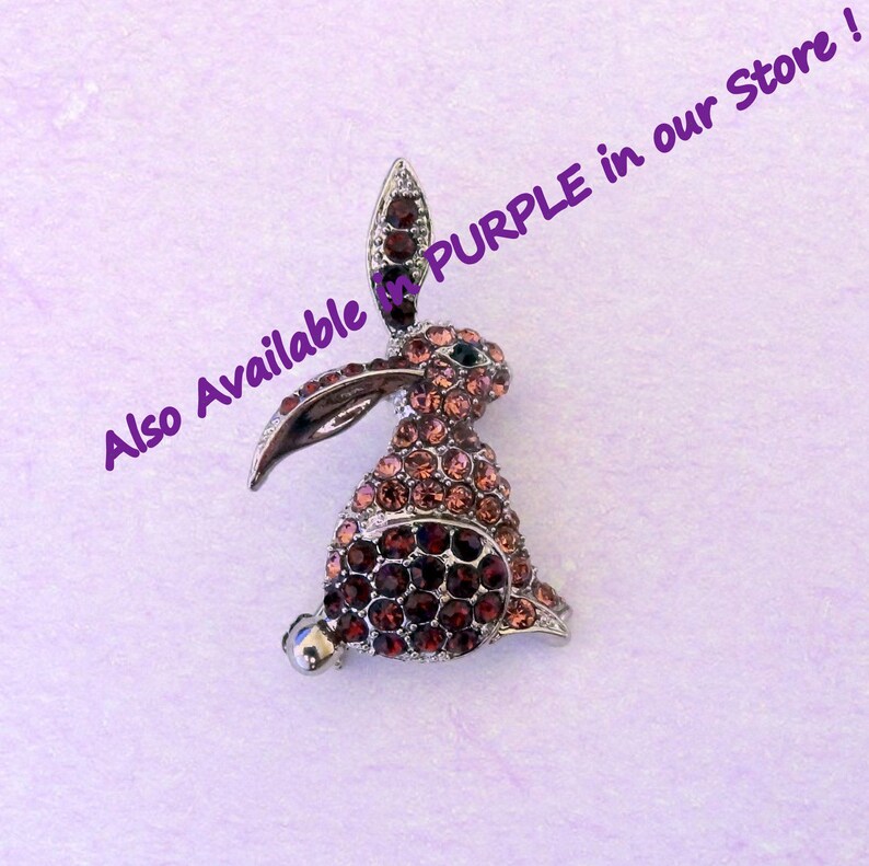 50 SALE Rabbit Pin..Bunny Pin..Rabbit Brooch..Bunny Etsy