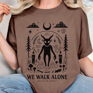 Fresno Nightcrawler Shirt, Unisex Cryptid Shirt, Paranormal Creature T-Shirt, Urban Legend Monster, Fairy Grunge Witchy Stuff, Whimsigoth