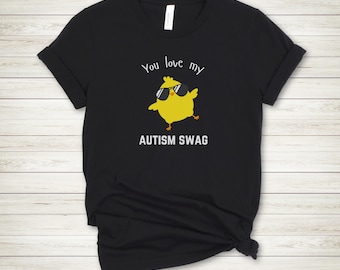 Grappig autisme shirt, Autistic Pride shirt, leuk autisme shirt, neurodiversiteit shirt, autisme shirt grappig, autisme swag shirt, uniseks autisme tee