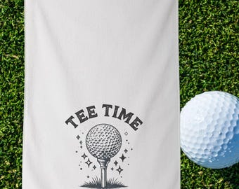 Golf Towel Fathers Day Golf Gifts for Men Birthday Golf Towel Funny Embroidered Golf Bag Towel with Clips Golf Retirement Gifts