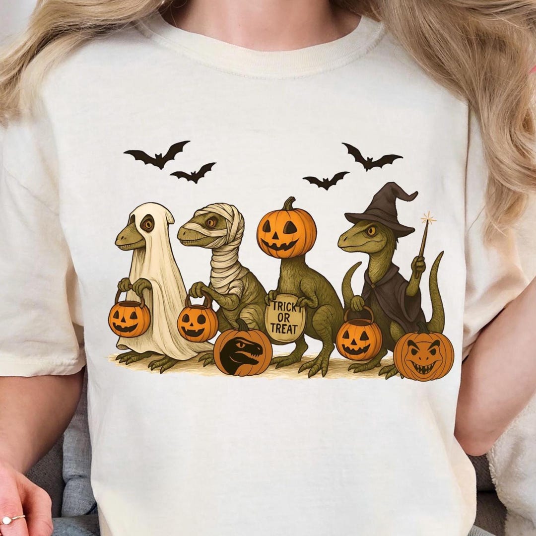 Velociraptor Halloween Shirt Funny Velociraptor Shirt Velociraptor ...