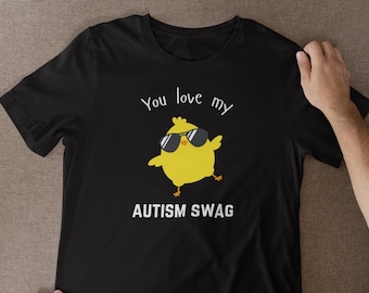 grappig kind autisme shirt, Autistic Pride shirt, grappig autisme shirt voor kinderen, neurodiversiteit shirt, autisme shirt schattig, autisme Swag shirt