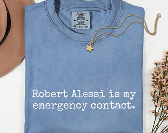 Maglietta degli avvocati Karen Read, Processo Karen Read, Maglietta del processo per reati veri, Maglietta dell'avvocato difensore Robert Alessi, Colori comodi, Contatto di emergenza