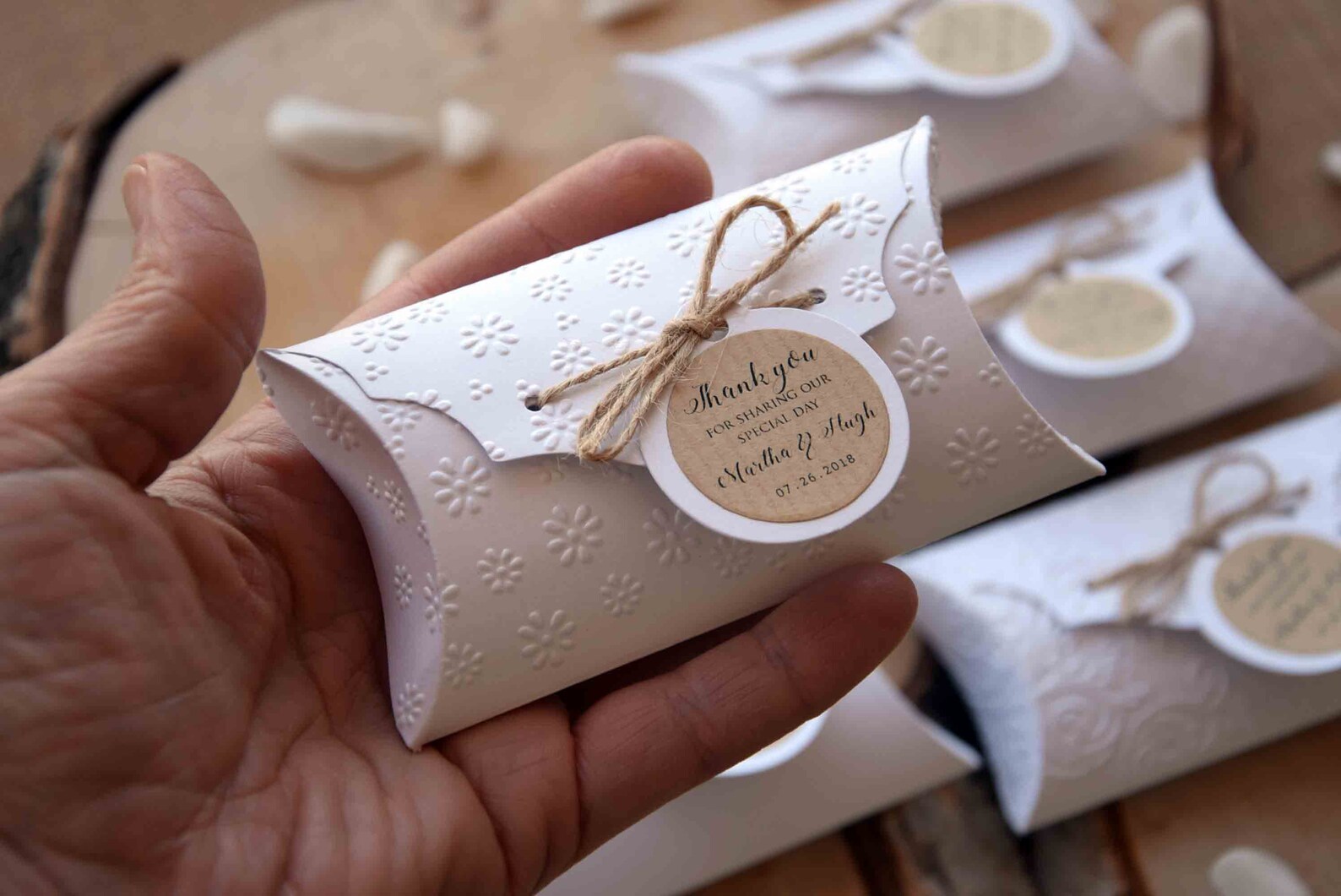 Fancy Pillow Box 5 Favor Box Pillow Box Wedding Favor box Etsy