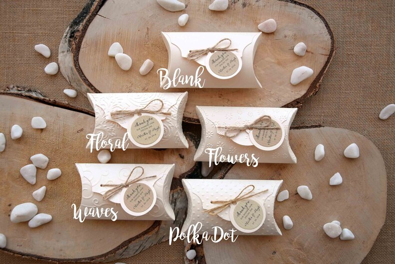 Pack of 10 Ivory Wedding Favor Boxes Party Favor Boxes Etsy