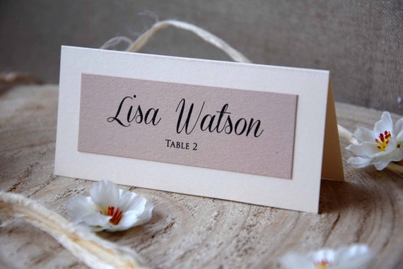 Simple Wedding Place Cards Wedding Place Cards Escort Cards