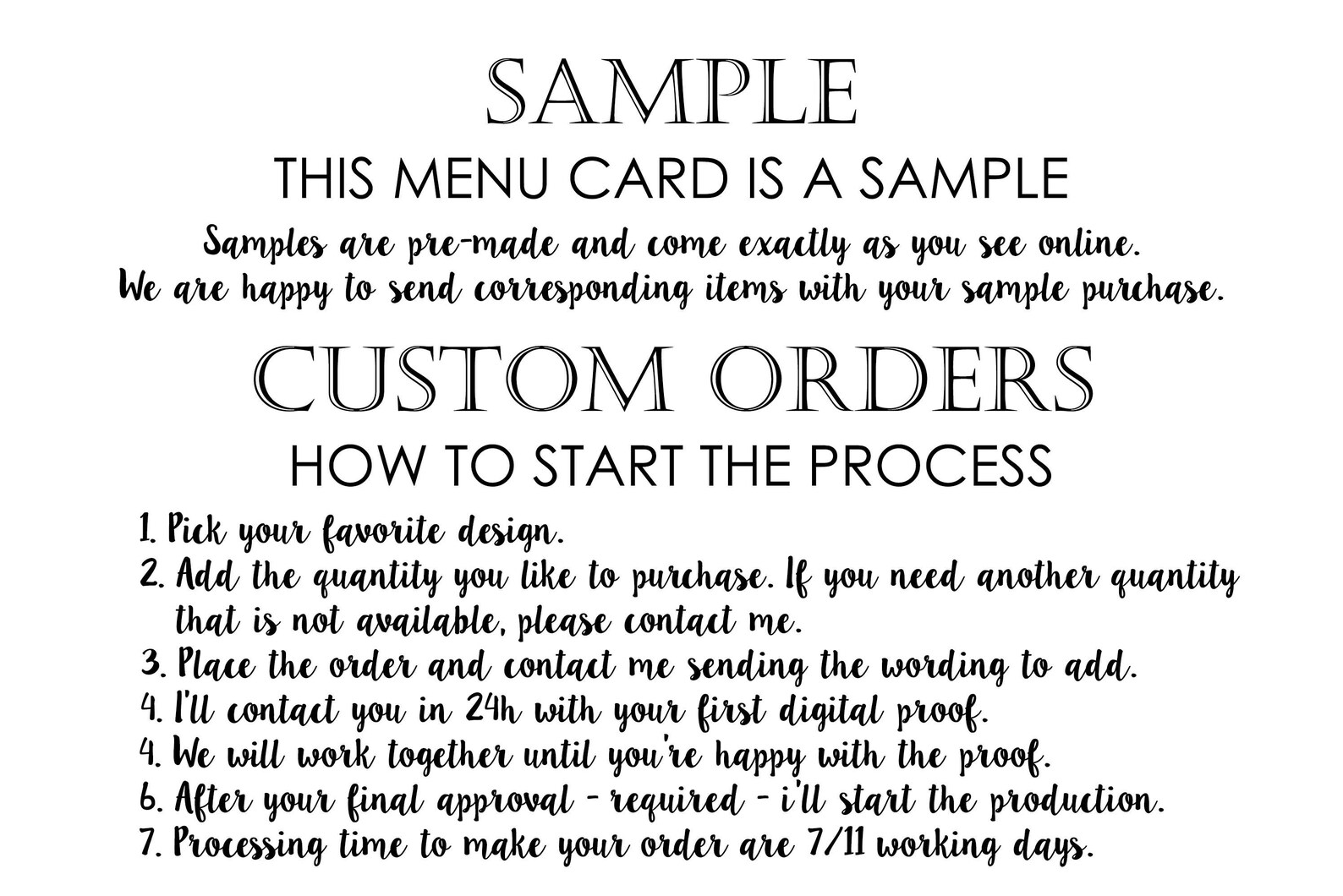 Wedding Dinner Menu Wedding Menu Bridal Shower Menu Rustic Etsy