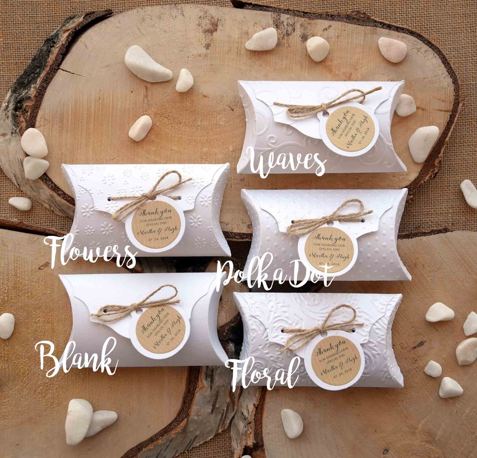 Fancy Pillow Box 5 Favor Box Pillow Box Wedding Favor box Etsy