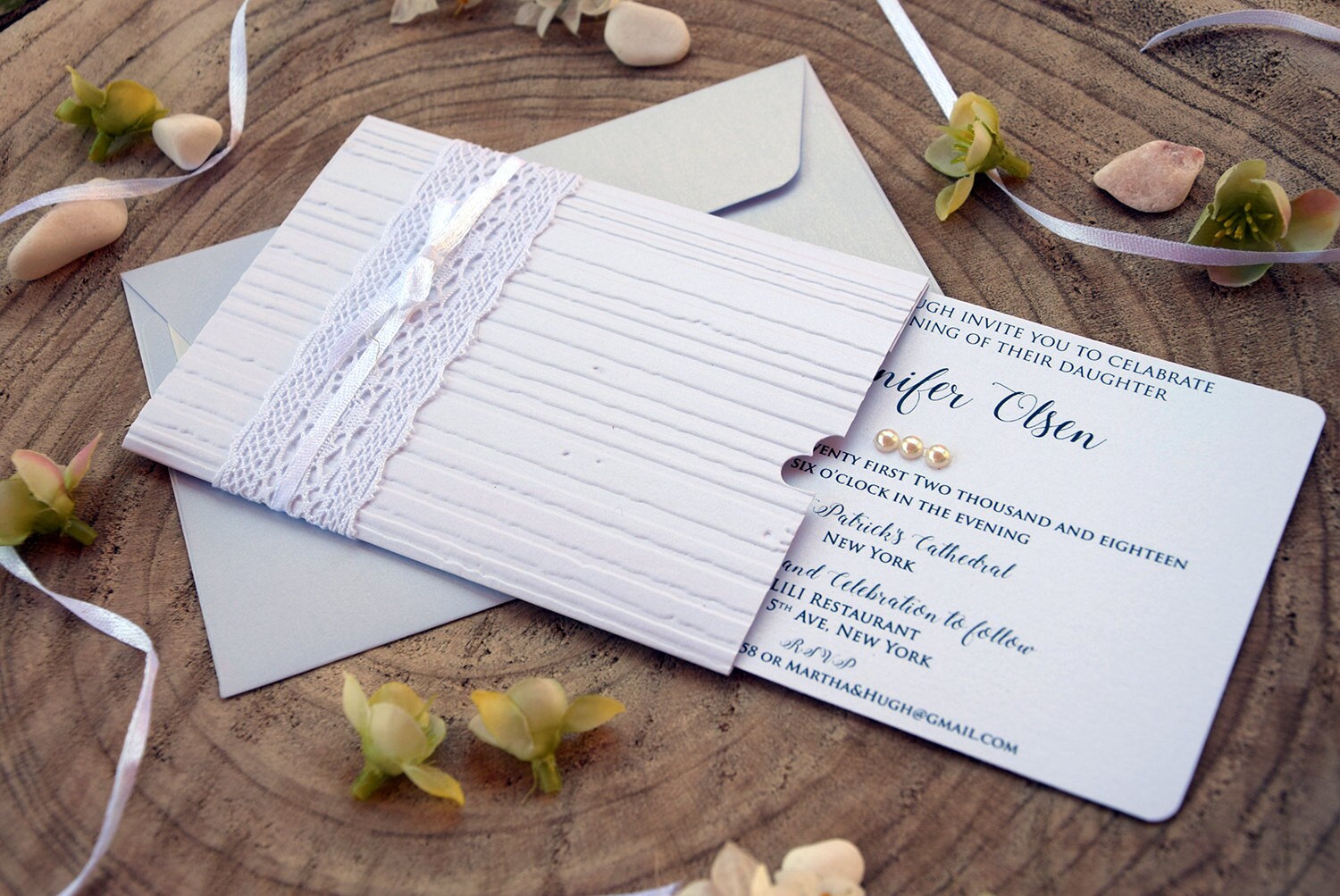 Girl Baptism Invitations Girl Christening Invitations Etsy