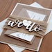 Rustic Wedding Invitations, Personalized Wooden Wedding Invitations, Fall Rustic Wedding Invite, Laser Cut Wedding Invitation 