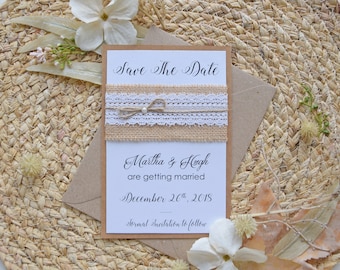 Unique Wedding Save the Date Cards, Rustic Wedding Save The Dates, Save The Dates, Custom Save The Date Invitations, Save The Date Wedding