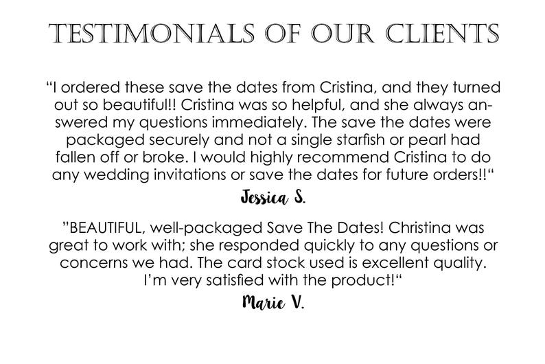 Unique Save The Dates Custom Save The Dates Beach Wedding Save The Dates Destination Wedding Save The Dates Save the Date Wedding Cards