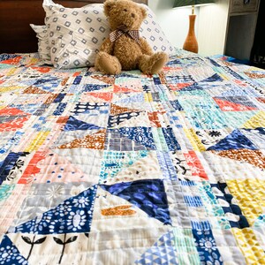 Kailia's Quilt Pattern - Beginner Quilt Pattern - Fat Quarter Friendly ...