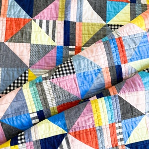 Kailia's Quilt Pattern - Beginner Quilt Pattern - Fat Quarter Friendly ...