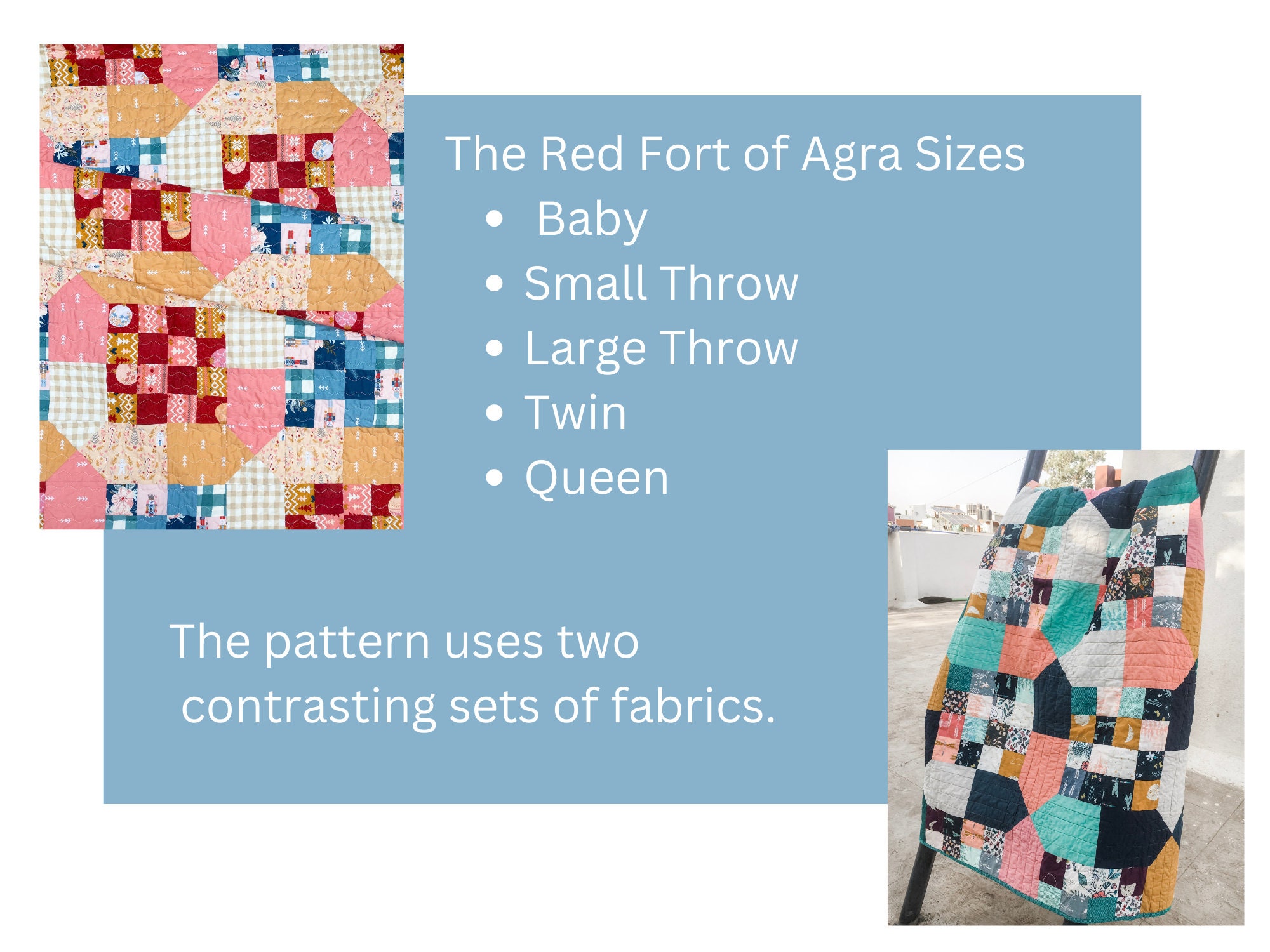 Beginner Quilter Pattern Bundle - Fat Quarter Quilt Pattern Bundle ...