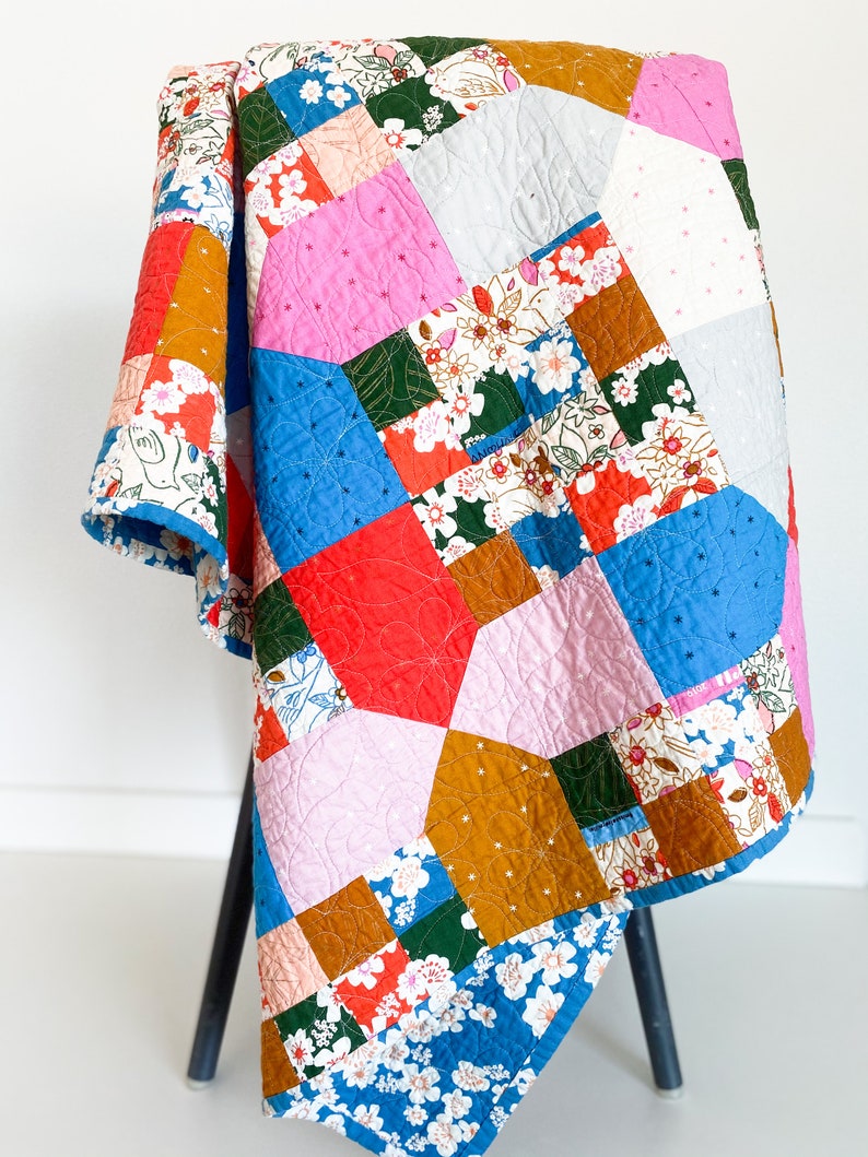 Red Fort of Agra Quilt Pattern - Jelly Roll Quilt Pattern - Mini Charm ...