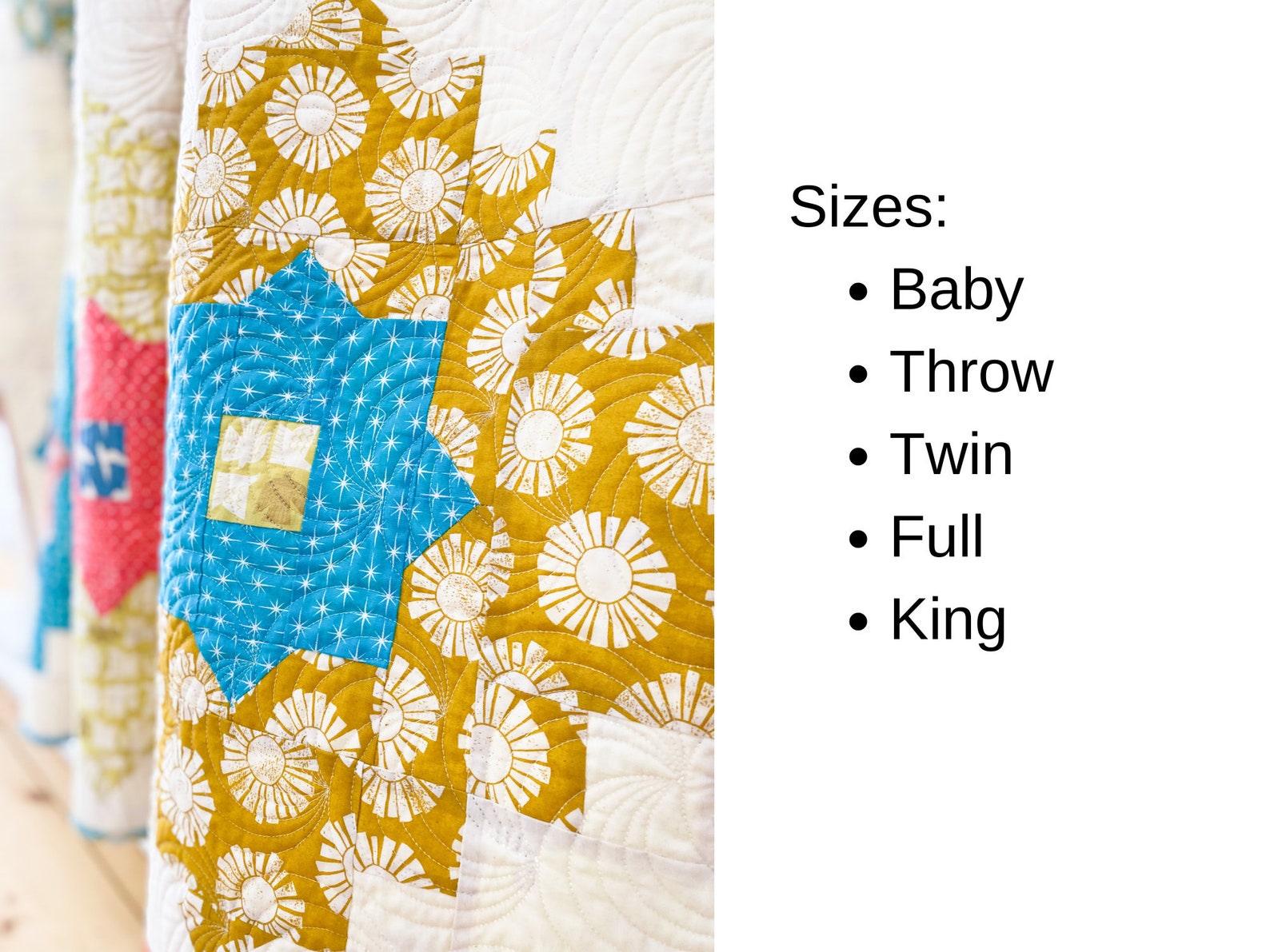 The Taj Quilt Pattern Fat Quarter Quilt Pattern Modern Quilt Pattern