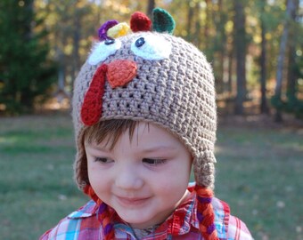 Crochet Turkey Hat