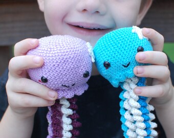 Lindo crochet juguete Pulpo