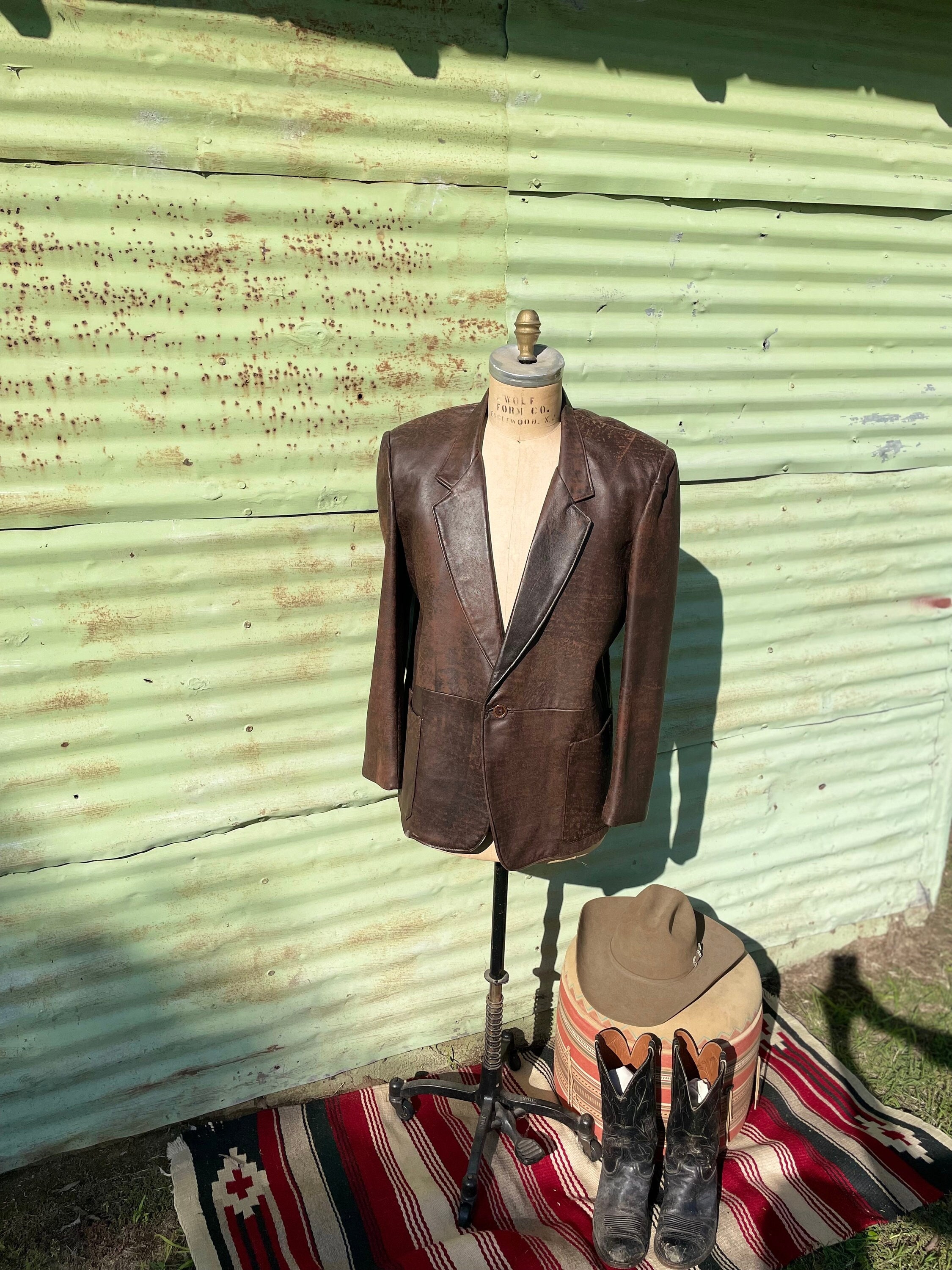 Men’s Lambskin Blazer Size 48