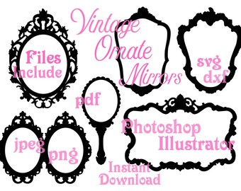 Download Princess Mirror Svg Etsy