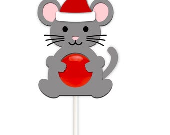 Julmus Layered SVG-fil - Sucker & Lollipop Holder