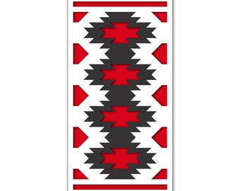 Navajo-matta Layered Cut-fil för Cricut- och Silhouette-skärmaskiner